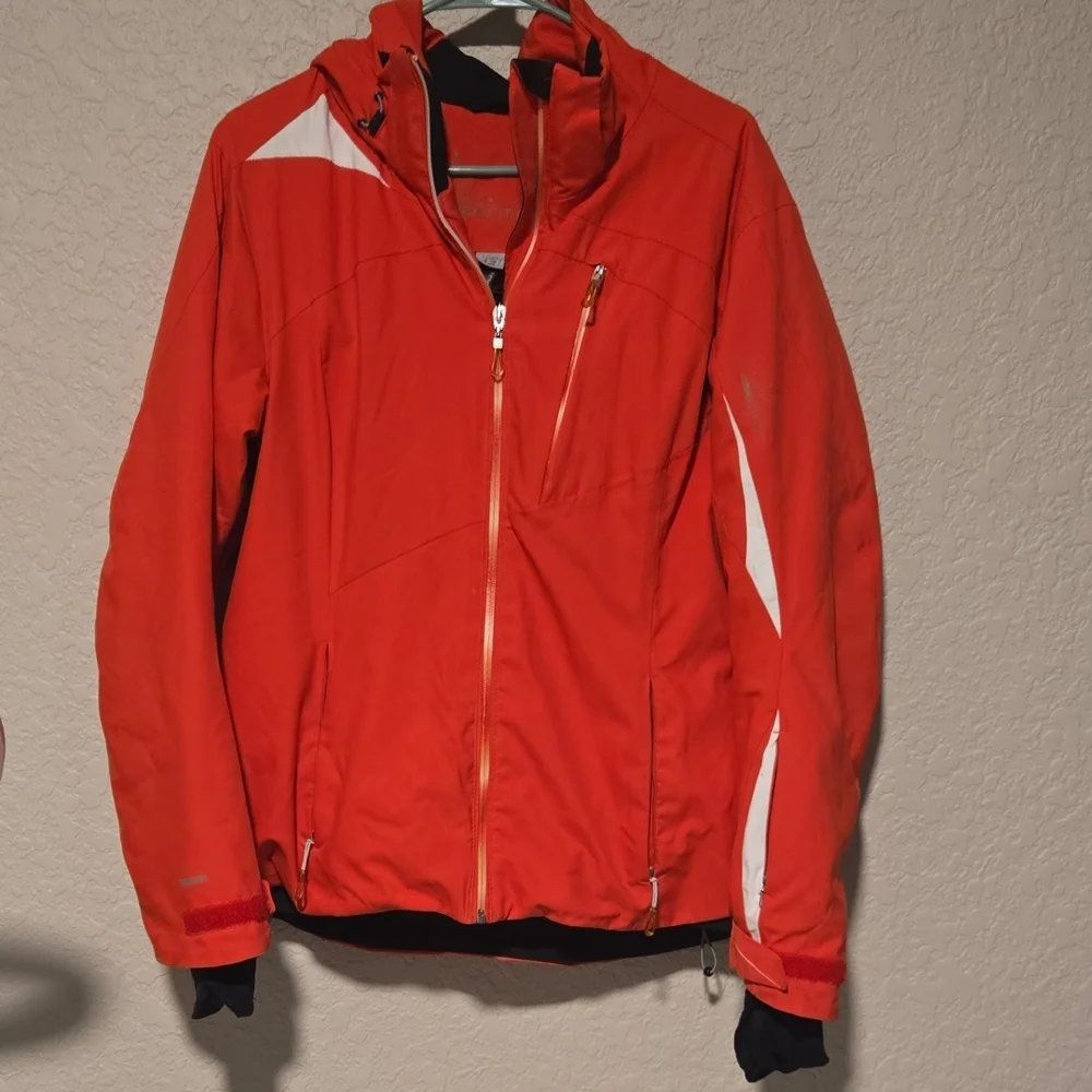 Obermeyer Womens Reddish‎ Orange Ski Jacket